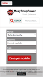 Mobile Screenshot of maxyshoppower.com